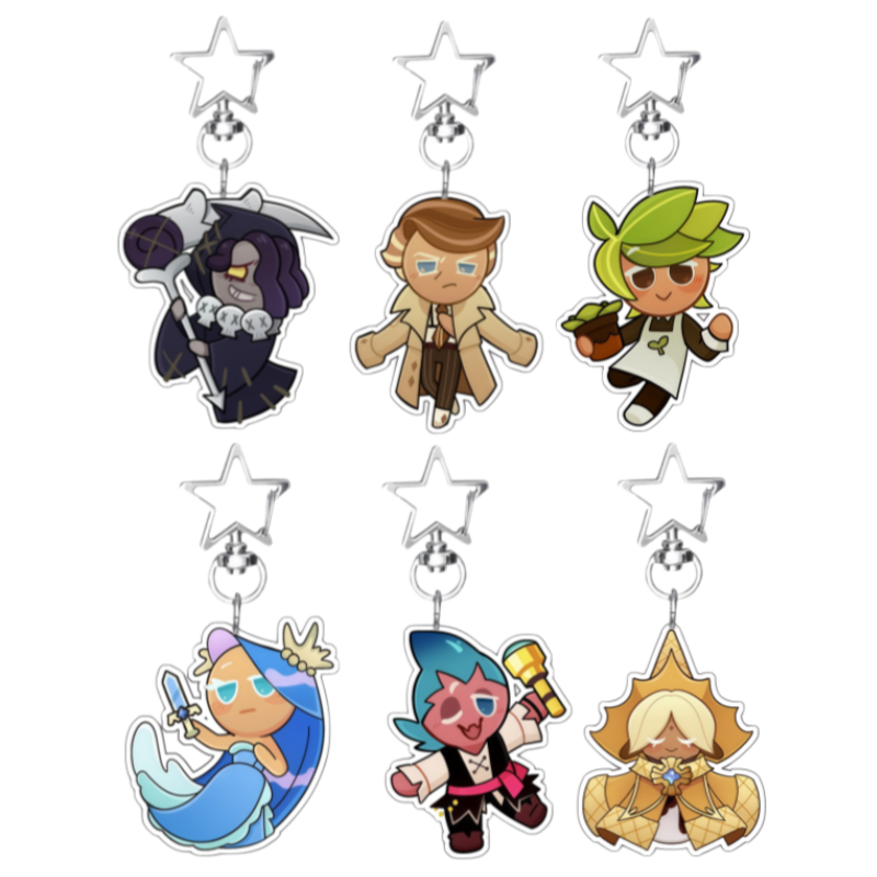 Anime Kingdom Merchandise - Chaveiro de Acrílico de 6cm para