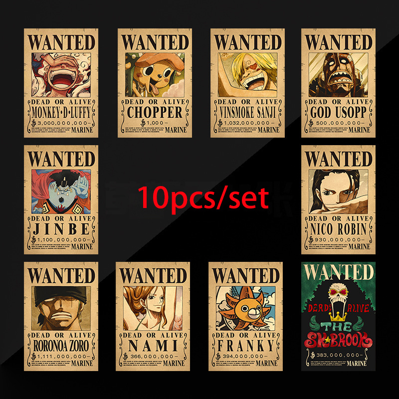 10 peças de Pôsteres de Procur - Zoro Anime Merchandise avaliação e preço