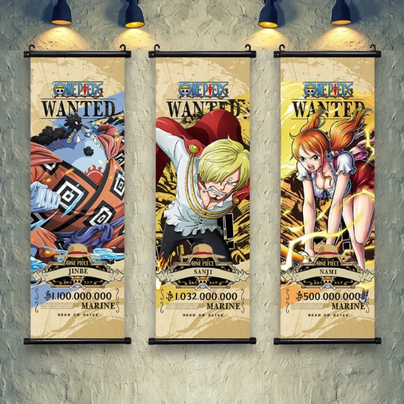 Pôster de Anime One Piece em R - Anime Merchandise Names avaliação e preço