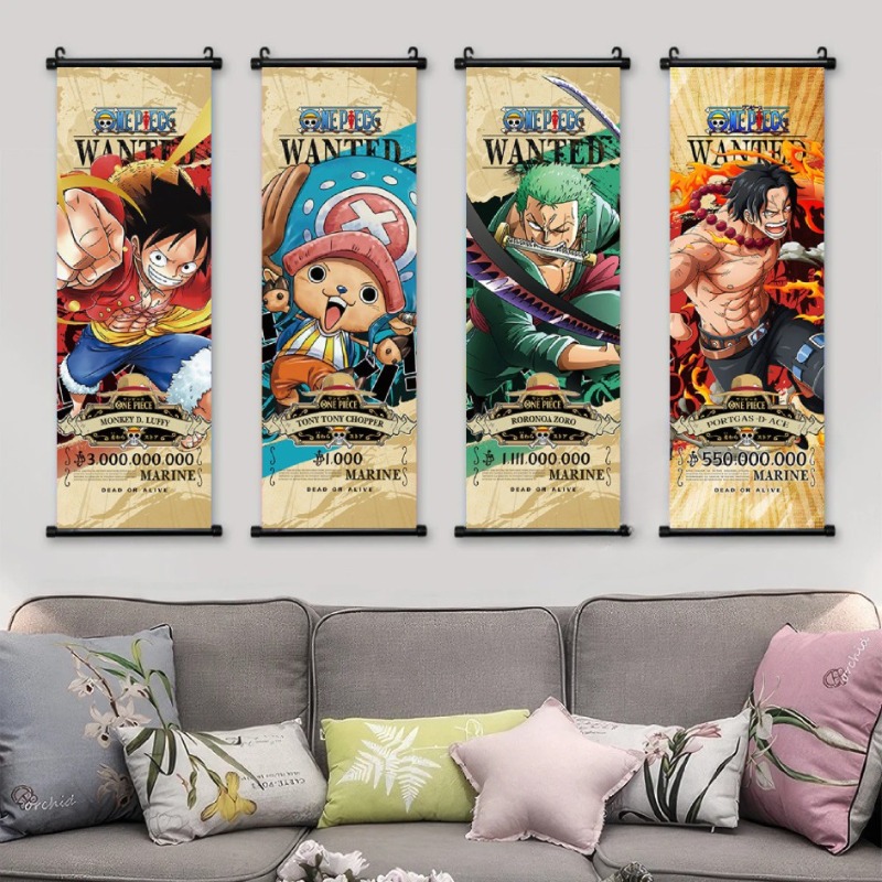 Pôster de Anime One Piece em R - Anime Merchandise Names avaliação e preço