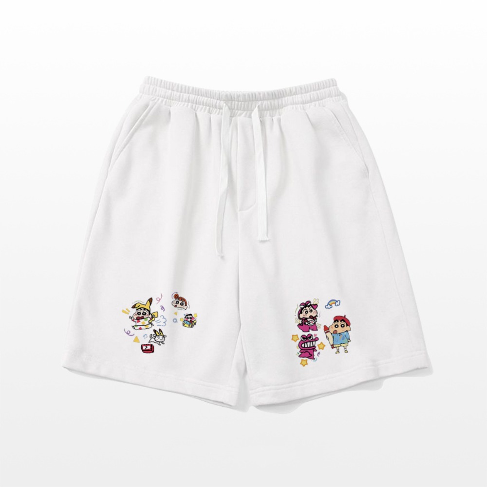 Novos shorts masculinos crayon - Anime Merchandise Store In Japan avaliação e preço
